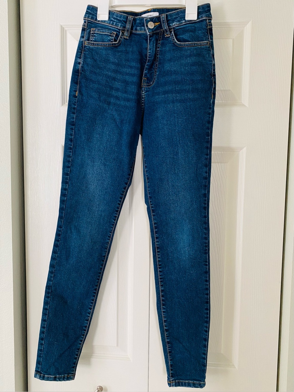 Classic High-Rise Dark Blue Women's Jeans